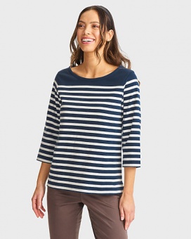 Newhouse Breton Top Navy